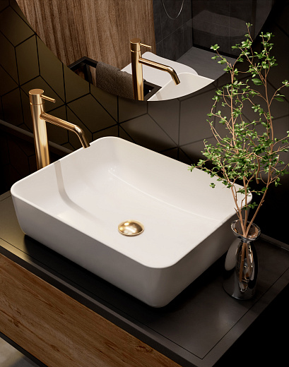 AQM6214GG AQUAme Siena Смеситель для раковины однорычажный 210мм, Glossy gold AQM6214GG AQUAme Siena Смеситель для раковины однорычажный 210мм, Glossy gold