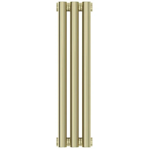 Радиатор отопления Сунержа Эстет-00, 3 секции, боковое подключение, цвет шампань, 020-0332-5003 Радиатор отопления Сунержа Эстет-00, 3 секции, боковое подключение, цвет шампань, 020-0332-5003