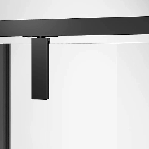 Душевой уголок Veconi RV034B-100100-01-C7 100x100 стекла прозрачные, профиль черный матовый