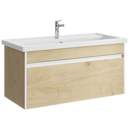 AQWELLA Urban подвесная тумба под умывальник 101,5 см, цвет дерево светлое AQWELLA Urban подвесная тумба под умывальник 101,5 см, цвет дерево светлое