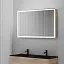 Зеркальный шкаф Sancos Mirror MI120EG, 120 см, с подсветкой, цвет дуб галифакс натуральный
