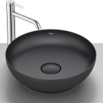 Умывальник Roca Bol 32787M080 42,5x42,5 черный матовый Умывальник Roca Bol 32787M080 42,5x42,5 черный матовый