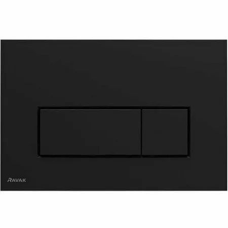 Кнопка смыва Ravak Uni Slim X01744 чёрная матовая (Товар с экспозиции)