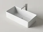 Умывальник накладной Ceramicanova Алессия (Alessia) 61x31x15см, белый, CN6083
