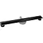 Душевой лоток Rea Neox Slim pro black 70см черный матовый, REA-G2709
