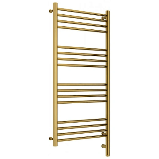 Полотенцесушитель электрический Сунержа Богема 3.0, высота 100 см, ширина 50 см, диммер слева/справа, цвет золото, 03-5804-1050/03-5805-1050