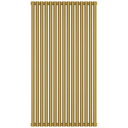 Радиатор трубчатый Сунержа Эстет-11, 15 секций, боковое подключение, цвет золото, 03-0302-1215