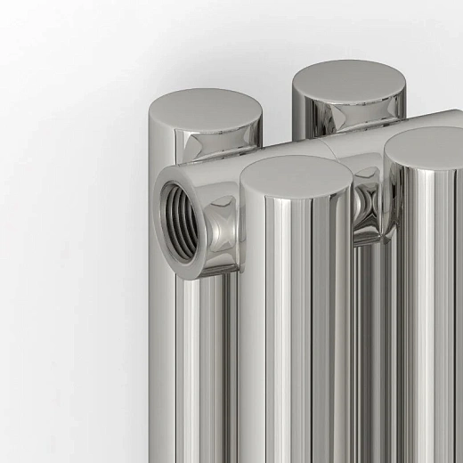 Радиатор стальной трубчатый Сунержа Эстет-11, ширина 45 см, высота 120 см, 10 секций, цвет графит, 012-0302-1210