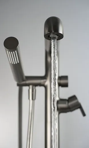 Смеситель для ванны Deante Silia Titanium BQS_D17M титан