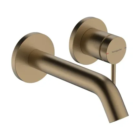 Смеситель для умывальника Hansgrohe Tecturis S 73350140 встраиваемый брашированная бронза