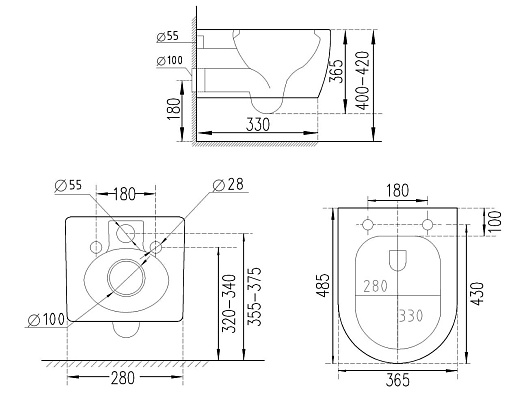 Комплект инсталляции с унитазом 6 в 1 Roxen StounFix Dual Fresh 964974 (состоит из: 710200, Glass 430280B, 530110-01B) Комплект инсталляции с унитазом 6 в 1 Roxen StounFix Dual Fresh 964974 (состоит из: 710200, Glass 430280B, 530110-01B)