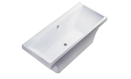 Ванна Astra-Form Капри 180x80 пустая, литой мрамор, белая глянцевая, 01010034