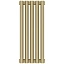 Радиатор отопления Сунержа Эстет-11, 5 секций, боковое подключение, цвет матовая шампань, 022-0302-5005