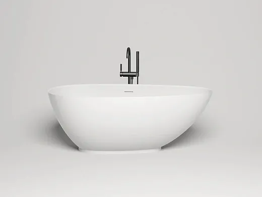 Ванна Salini Paola 101511GF, 160 х 77 см, из искусственного камня S-Sense, цвет белый, покраска по RAL полностью