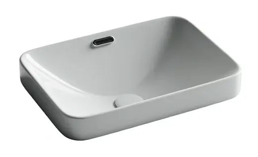 Умывальник Ceramicanova Element CN6078 46см накладной сантехфарфор белый, CN6078