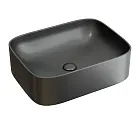 Раковина Ceramicanova Element CN6052MDH, 50 см, сантехфарфор, цвет темный антрацит матовый