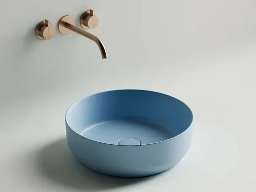 Раковина Ceramicanova Element CN6022ML 39 x 39 x 12 см, накладная, круглая, без перелива, сантехфарфор