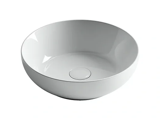Умывальник Ceramicanova Element CN6020 37х37х11см накладной круглый без перелива, CN6020