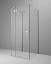 Душевая дверь Radaway Essenza New KDJ+S 100L, 100 х 200 см, стекло прозрачное, профиль хром, левая, 385022-01-01L