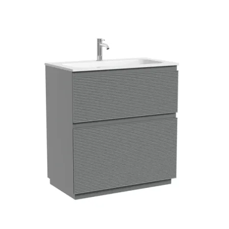 Тумба под раковину Sancos Folk Floor FL80FES, 80 см, напольная, ergraut soft