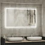 Зеркало Континент Mercury LED 100x70 с подсветкой и Б/К сенсором ЗЛП380