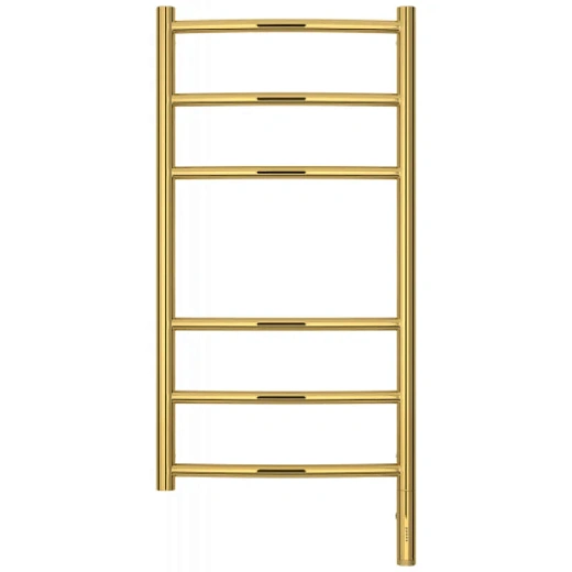 Полотенцесушитель электрический Сунержа Галант 3.0, высота 80 см, ширина 40 см, диммер слева/справа, цвет золото, 03-5800-8040/03-5801-8040