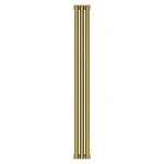 Радиатор трубчатый Сунержа Эстет-00, 3 секции, боковое подключение, цвет матовое золото, 032-0332-1203 Радиатор трубчатый Сунержа Эстет-00, 3 секции, боковое подключение, цвет матовое золото, 032-0332-1203