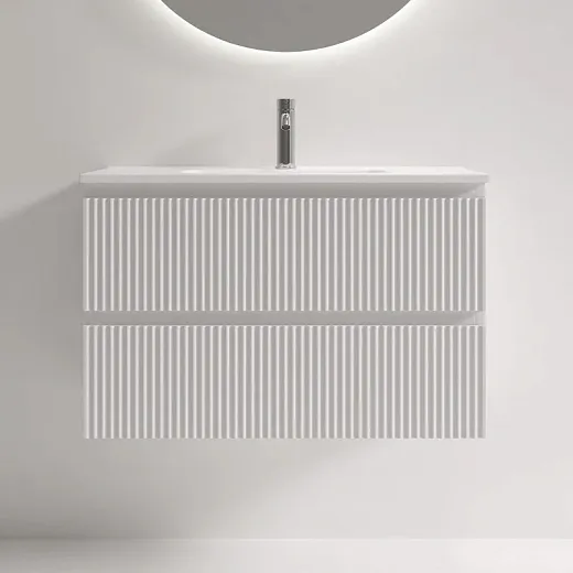 Тумба под раковину Sancos Snob R SNR80/39W, 80 см, подвесная, Bianco