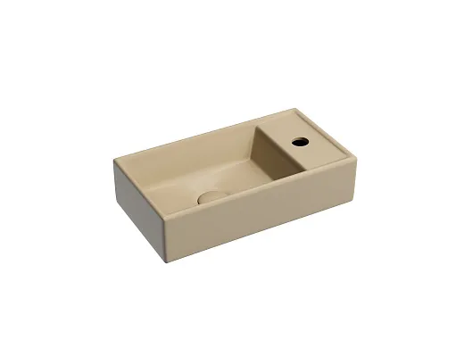 Умывальник подвесной Ceramicanova Element прямоугольный 410х225х105мм чаша слева, CN6051LMC