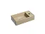 Умывальник подвесной Ceramicanova Element прямоугольный 410х225х105мм чаша слева, CN6051LMC