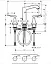 Смеситель Hansgrohe Metropol Classic 31331000 для раковины на 3 отверстия, хром