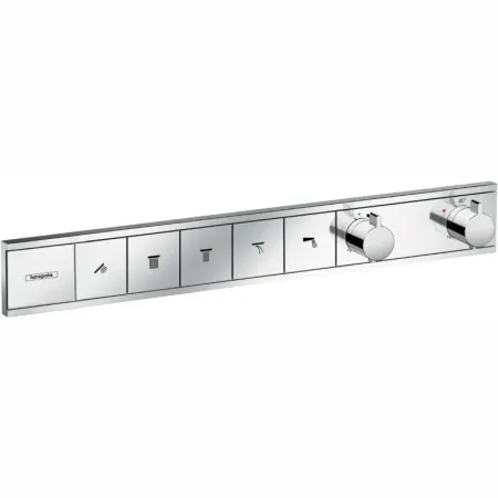Смеситель для душа Hansgrohe RainSelect 15384000, 5 потребителей, термостатический, хром