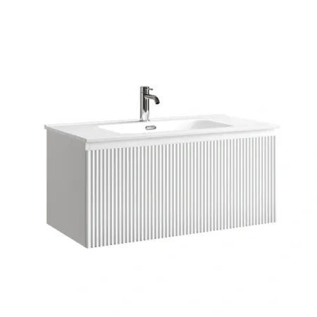 Тумба под раковину Sancos SNOB R 1.0, SNR1.090W, 90 см, подвесная, Bianco