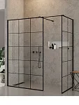 Душевая перегородка walk-in New Trendy NEW MODUS BLACK 150x120x200 (var 14)