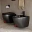 Подвесное биде Ceramicanova Metropol черный матовый, CN4003MB, сантехфарфор