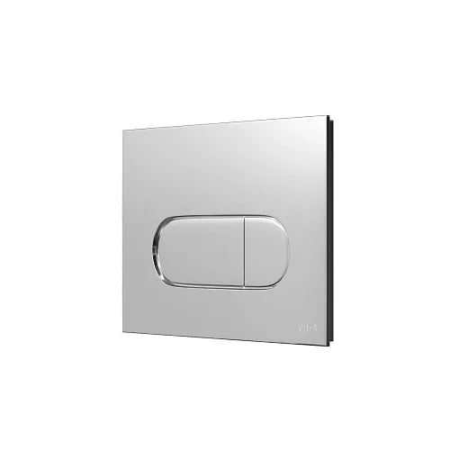 Инсталляция с унитазом VitrA Sento 9830B003-7212 комплект 4 в 1 с сиденьем микролифт безободковый цвет клавиши глянцевый хром
