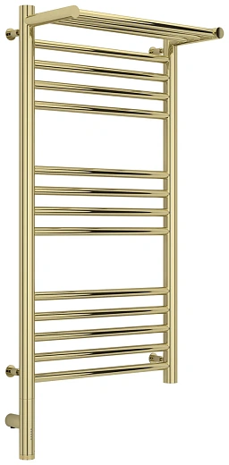 Полотенцесушитель электрический Сунержа Богема 3.0 800x400 с полкой, шампань, L/R