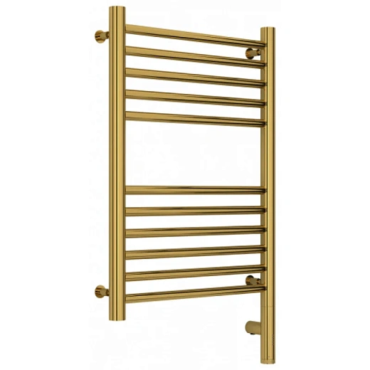 Полотенцесушитель электрический Сунержа Богема 3.0, высота 60 см, ширина 40 см, диммер слева/справа, цвет золото, 03-5804-6040/03-5805-6040