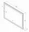 Зеркало Континент Clamm LED 100x70 с подсветкой