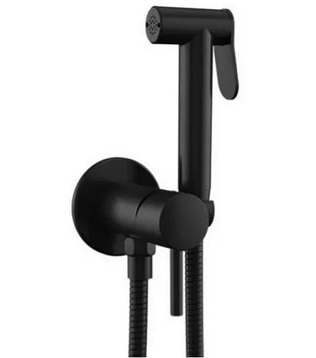 Гигиенический душ Paffoni Tweet Round Mix ZDUP110NO черный матовый