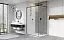 Душевой уголок Radaway Walk-in Modo X II Black Frame 100
