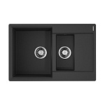 Кухонная мойка Omoikiri Daisen 78-2T BL Tetogranit/черный Кухонная мойка Omoikiri Daisen 78-2T BL Tetogranit/черный
