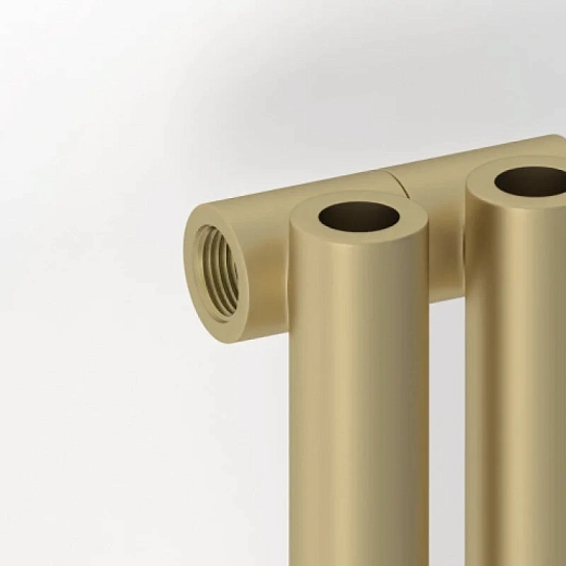 Радиатор отопления Сунержа Эстет-0, 3 секции, боковое подключение, цвет матовая шампань, 022-0331-5003 Радиатор отопления Сунержа Эстет-0, 3 секции, боковое подключение, цвет матовая шампань, 022-0331-5003