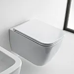 Унитаз подвесной Scarabeo Teorema 2.0 5126CL 36x52 безободковый белый