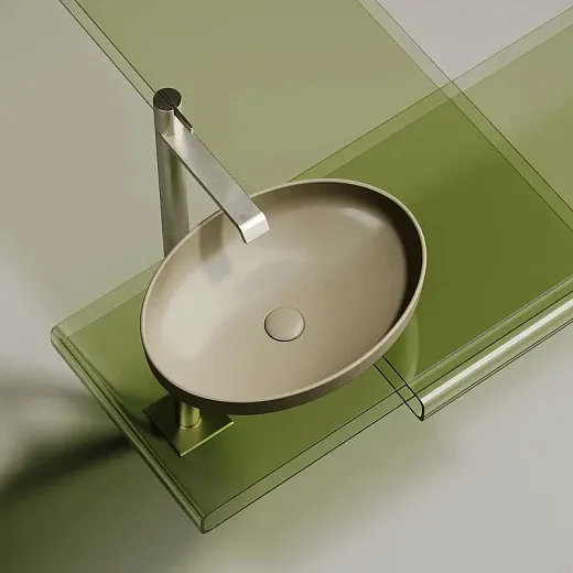 Умывальник Ceramicanova Element CN6056MC 50см сантехфарфор капучино матовый, CN6056MC
