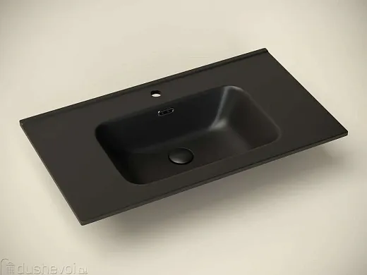 Умывальник Ceramicanova Element 80х46см черный матовый, CN7005MB сантехфарфор