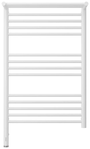 Полотенцесушитель электрический Сунержа Богема 3.0 800x500 с полкой, матовый белый, L/R