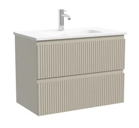 Тумба под раковину Sancos Snob R SNR70/39CE, 70 см, подвесная, Beige Soft
