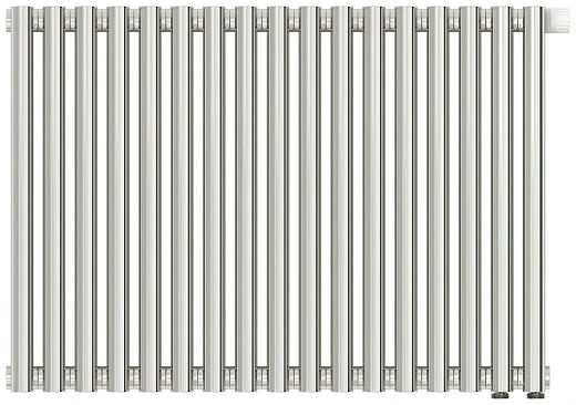 Радиатор стальной трубчатый Сунержа Эстет-11 EU50, ширина 75 см, высота 50 см, 17 секций, нижнее подключение левое EU50/правое EU50, хром, 00-0312-5017