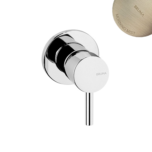 Смеситель Bruma Lusitano 1071201MM Morning Mist сталь матовая (1 поток)